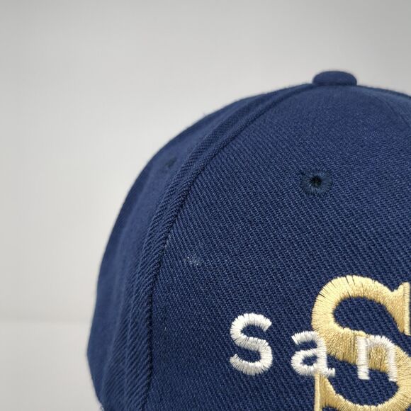 San Diego Strapback Hat Blue One Size Adjustable Embroidered Main Caps - Picture 3 of 9